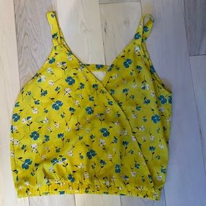SIENNA SKY YELLOW FLORAL TANK